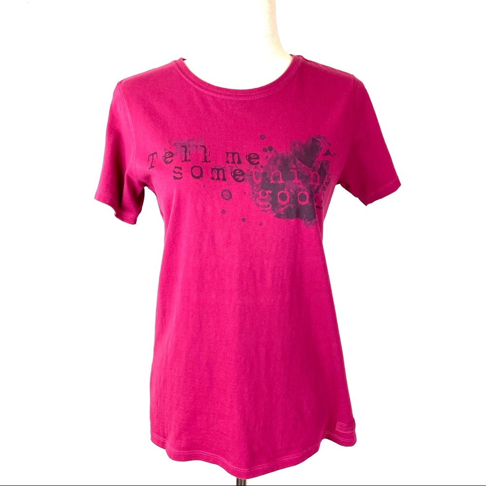 Life is Good 'Tell Me Something Good' Women's Classic Fit Graphic T-shirt S